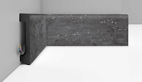 Плинтус напольный Decomaster D235-1632G ДМ 80х17х2400